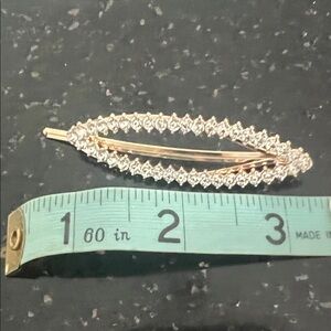 Elegant Gold and Silver Hair Clip